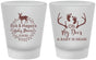 Custom Baby Shower Frosted Shot Glasses - Oh My Deer | 90123