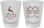 Custom Baby Shower Frosted Shot Glasses - Rifle Racks Deer Tracks | 90128