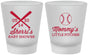 Custom Baby Shower Frosted Shot Glasses - Baseball Little Pitcher | 90137