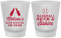 Custom Baby Shower Frosted Shot Glasses - Baseball Beer Diapers | 90149