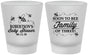 Custom Baby Shower Frosted Shot Glasses - Bee Family | 90155
