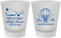 Custom Baby Shower Frosted Shot Glasses - Love Is In The Air | 90163