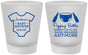 Custom Baby Shower Frosted Shot Glasses - Popping Bottles | 90169