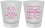 Custom Baby Shower Frosted Shot Glasses - Little Girls Best Friend | 90173