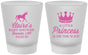 Custom Baby Shower Frosted Shot Glasses - Little Princess | 90174