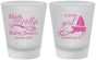 Custom Baby Shower Frosted Shot Glasses - Sailboat | 90178