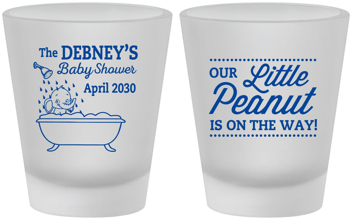 Custom Baby Shower Frosted Shot Glasses - Little Peanut | 90180