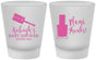 Custom Baby Shower Frosted Shot Glasses - Mani Thanks | 90184