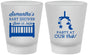 Custom Baby Shower Frosted Shot Glasses - Party At Our Crib | 90187