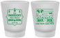 Custom Baby Shower Frosted Shot Glasses - Christmas Gender Reveal | 90194