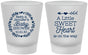 Custom Baby Shower Frosted Shot Glasses - Little Sweet Heart | 90195