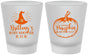 Custom Baby Shower Frosted Shot Glasses - Little Pumpkin Halloween | 90196