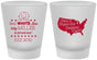 Custom Baby Shower Frosted Shot Glasses - Red White Blue | 90197