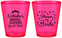 Custom Bridal Shower Plastic Shot Glasses - Shower The Bride | 100001