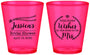 Custom Bridal Shower Plastic Shot Glasses - Soon To Be Mrs | 100009