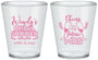 Custom Bridal Shower Plastic Shot Glasses - Future Mrs | 100011