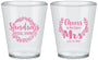 Custom Bridal Shower Plastic Shot Glasses - Future Mrs | 100015