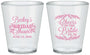Custom Bridal Shower Plastic Shot Glasses - Cheers To The Bride | 100019