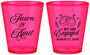 Custom Engagement Plastic Shot Glasses - We Are Engaged | 10003