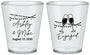 Custom Engagement Plastic Shot Glasses - Engaged | 10007