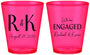 Custom Engagement Plastic Shot Glasses - We Are Engaged | 10011
