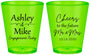 Custom Engagement Plastic Shot Glasses - Future Mr And Mrs | 10014