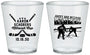 Custom Bar Mitzvah Plastic Shot Glasses - 13th Birthday Hockey | 110007