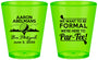 Custom Bar Mitzvah Plastic Shot Glasses - 13th Birthday Golf | 110010