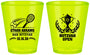 Custom Bar Mitzvah Plastic Shot Glasses - 13th Birthday Tennis | 110011