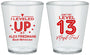 Custom Bar Mitzvah Plastic Shot Glasses - 13th Birthday Video Game | 110014