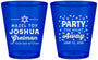 Custom Bar Mitzvah Plastic Shot Glasses - 13th Birthday Mazel Tov | 110019