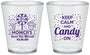 Custom Bat Mitzvah Plastic Shot Glasses - 12th Birthday Cupcake | 120001