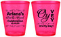 Custom Bat Mitzvah Plastic Shot Glasses - 12th Birthday Oy Vey | 120008