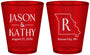 Custom Wedding Plastic Shot Glasses - Missouri | 124