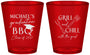 Custom Graduation Plastic Shot Glasses - Class Of 2027 Bbq | 130009