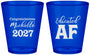 Custom Graduation Plastic Shot Glasses - Class Of 2027 Educated Af | 130018
