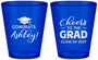 Custom Graduation Plastic Shot Glasses - Class Of 2027 Cheers Grad | 130020