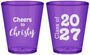 Custom Graduation Plastic Shot Glasses - Class Of 2027 Cheers | 130037