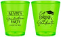 Custom Graduation Plastic Shot Glasses - Class Of 2027 Eat Drink Graduate | 130043