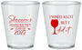 Custom Graduation Plastic Shot Glasses - Class Of 2027 Wined A Lot | 130044