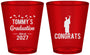 Custom Graduation Plastic Shot Glasses - Class Of 2027 Congrats | 130046