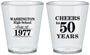 Custom Class Reunion Plastic Shot Glasses - Class Of 1977 50 Year | 140004