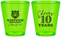 Custom Class Reunion Plastic Shot Glasses - Class Of 2017 10 Year | 140005