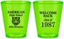 Custom Class Reunion Plastic Shot Glasses - Class Of 1987 40 Year | 140013