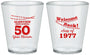 Custom Class Reunion Plastic Shot Glasses - Class Of 1977 50 Year | 140019