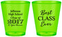 Custom Class Reunion Plastic Shot Glasses - Class Of 2017 10 Year | 140025