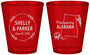 Custom Wedding Plastic Shot Glasses - Alabama | 150