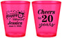 Custom Retirement Plastic Shot Glasses - Off The Clock | 150001