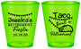 Custom Retirement Plastic Shot Glasses - Taco Bout A Retirement | 150002