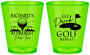 Custom Retirement Plastic Shot Glasses - Eat Drink Golf Repeat | 150006